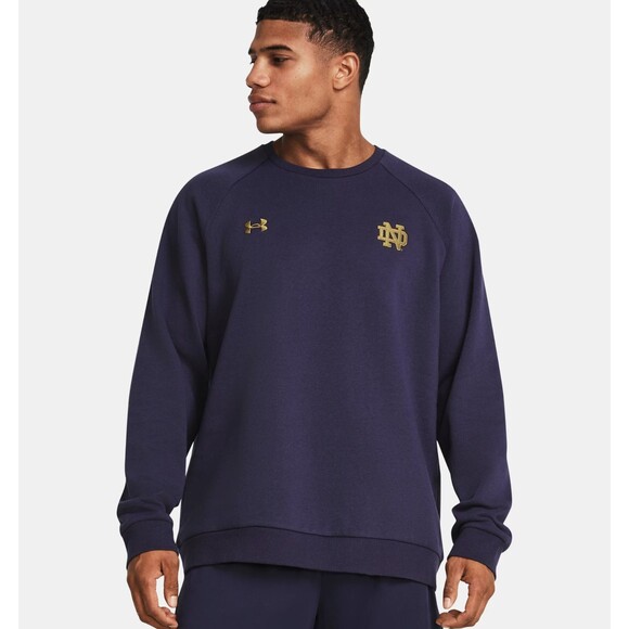 NWT Notre Dame Marcus Freeman Coach's Collection Fleece Embroidered Crew M-2XL - Picture 7 of 8